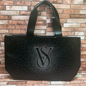 Victorias Secret shine Tote Black Bag